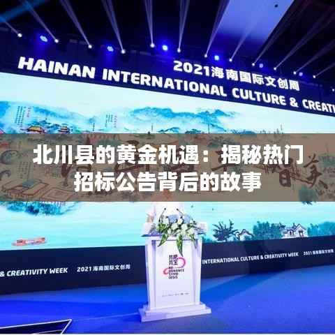 北川县的黄金机遇:揭秘热门招标公告背后的故事