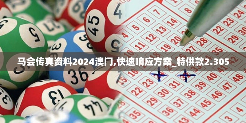 马会传真资料2024澳门,快速响应方案_特供款2.305