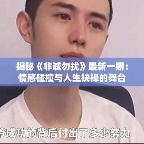 揭秘《非诚勿扰》最新一期:情感碰撞与人生抉择的舞台