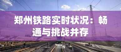 郑州铁路实时状况:畅通与挑战并存