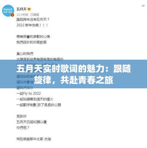 五月天实时歌词的魅力:跟随旋律,共赴青春之旅