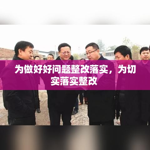 为做好好问题整改落实,为切实落实整改