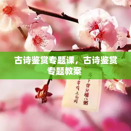 古诗鉴赏专题课,古诗鉴赏专题教案