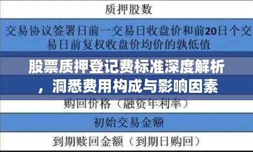 股票质押登记费标准深度解析,洞悉费用构成与影响因素